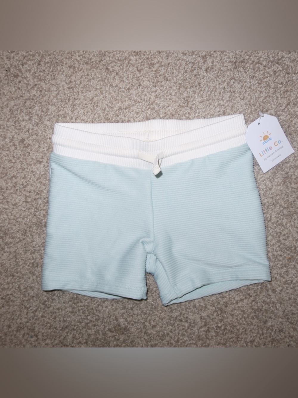 NWT Little Co. by Lauren Conrad Boys Swim Shorts – Light Blue – Size 5T